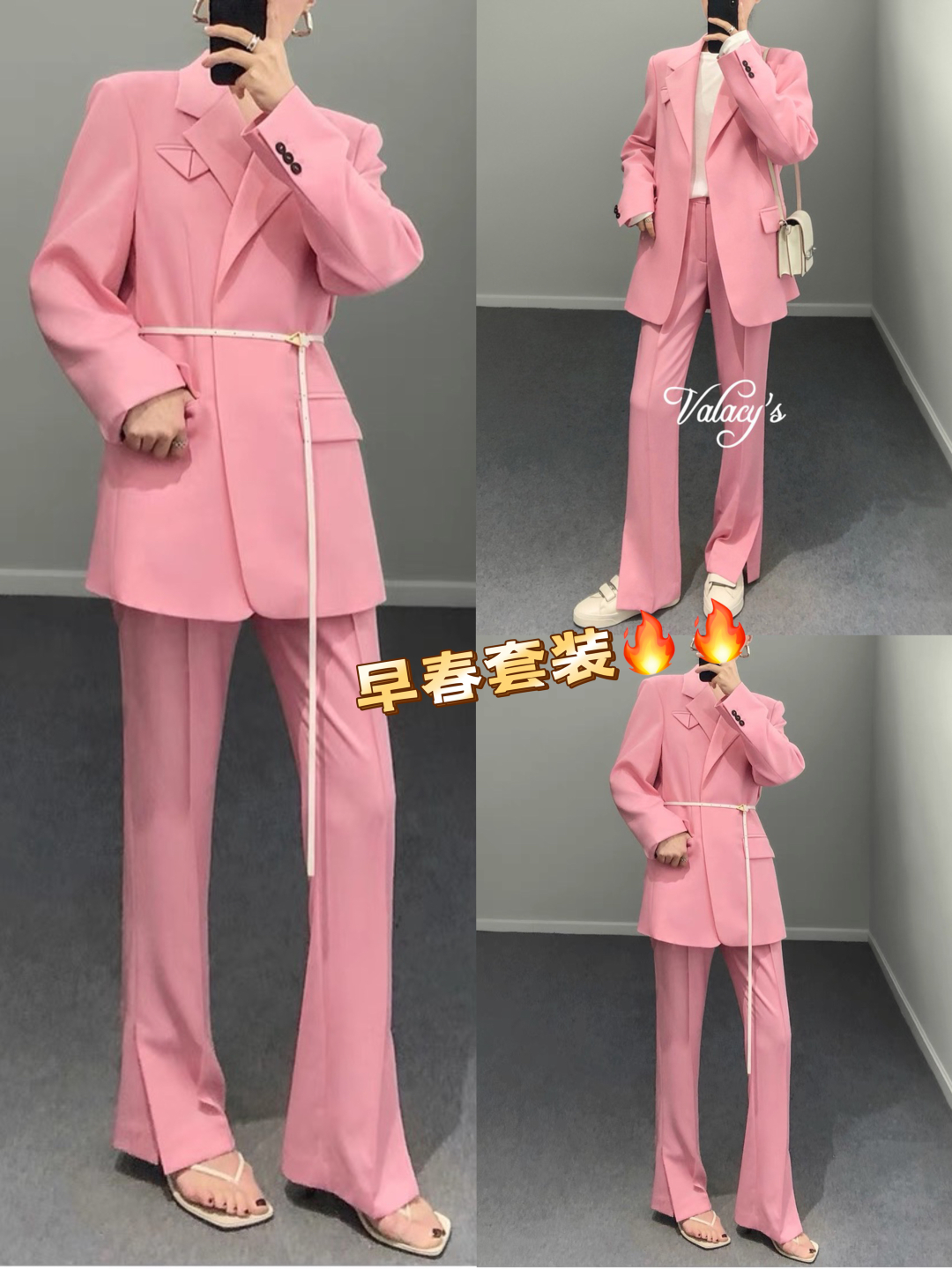 P771 HIGH QUALITY WOMEN ‘ S CLOTHES WITH PACKED BV IT’S A GREAT PINK SUIT - 图片 1