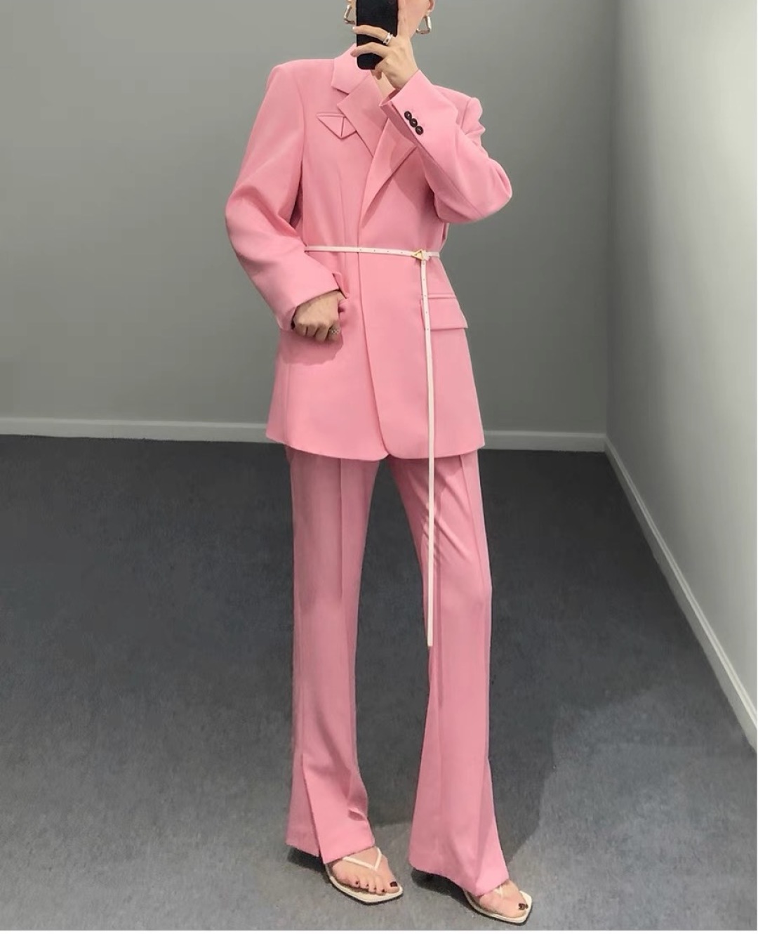 P771 HIGH QUALITY WOMEN ‘ S CLOTHES WITH PACKED BV IT’S A GREAT PINK SUIT - 图片 3