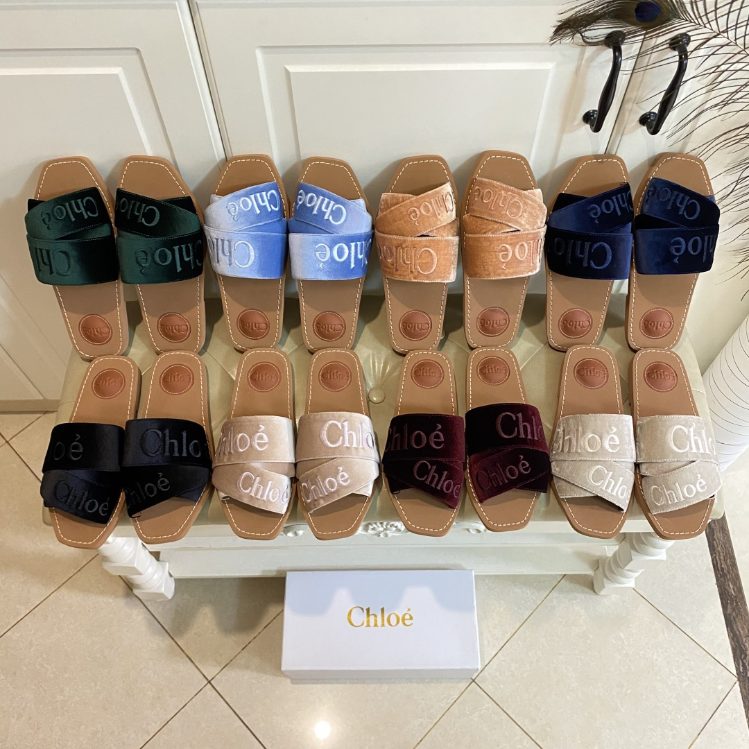 NO:169283,Chloe Chloe new style, custom velvet face, EVA outsole, size 35-40 (41, 42, 43 custom made without return), slippers, chloe, loewe, slippers19860909,克洛伊Chloe新款,定制丝绒面,EVA大底,35-40码(41,42,43码定做不退换),拖鞋,chloe,loewe,slippers,Women's Shoes