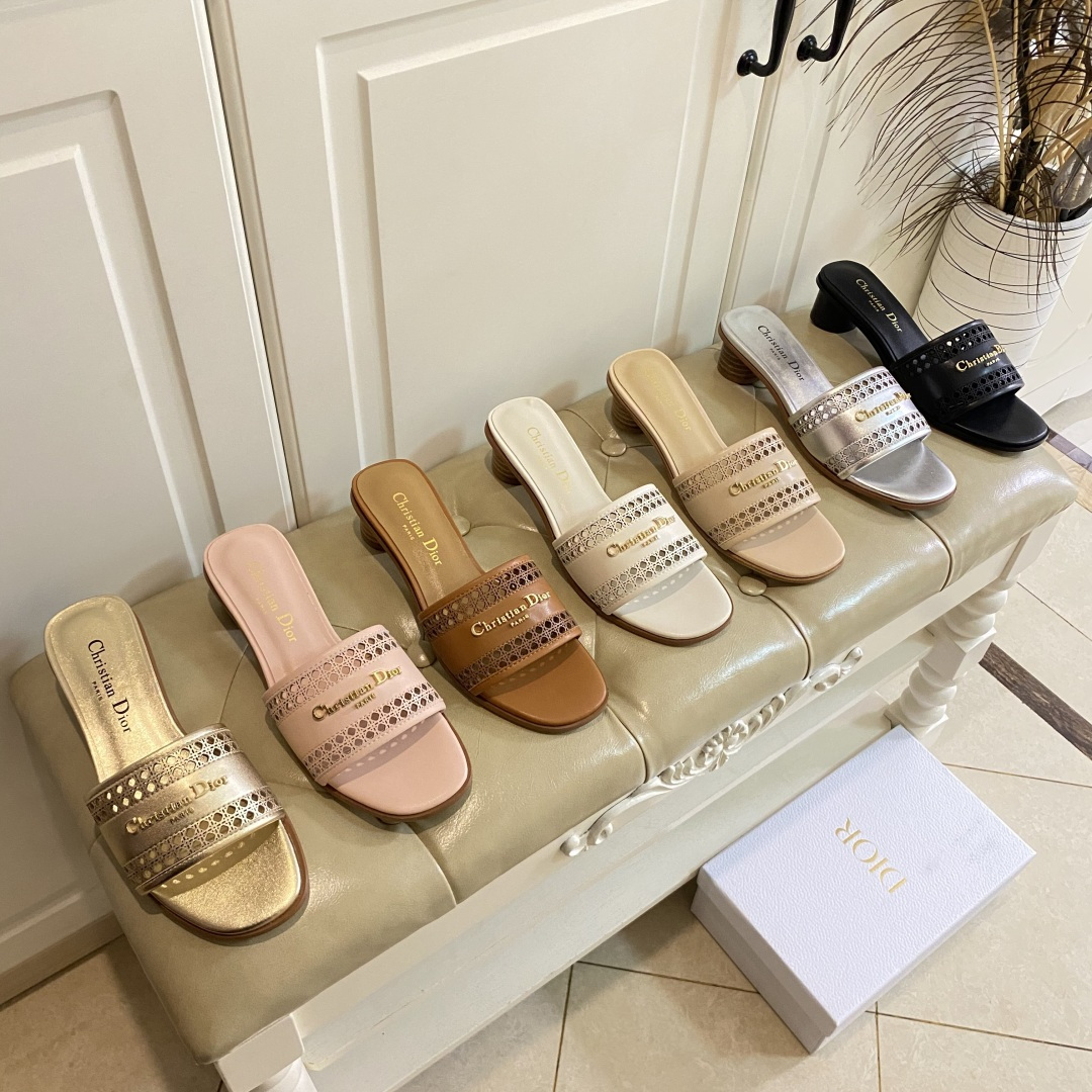 NO:169261,Rubber sole, genuine leather sole, Dior Dior spring and summer new high heel slippers, hollow mesh upper, sheepskin, size 35-41 (size 42, 43 custom made without return or exchange), slippers, dior, dior, slippers, sheepskin19860909橡胶底,真皮底,迪奥Dior春夏新款高跟拖鞋,镂空网格鞋面,羊皮里,35-41码(42,43码定做不退换),拖鞋,dior,dior,slippers,sheepskin,Women's Shoes