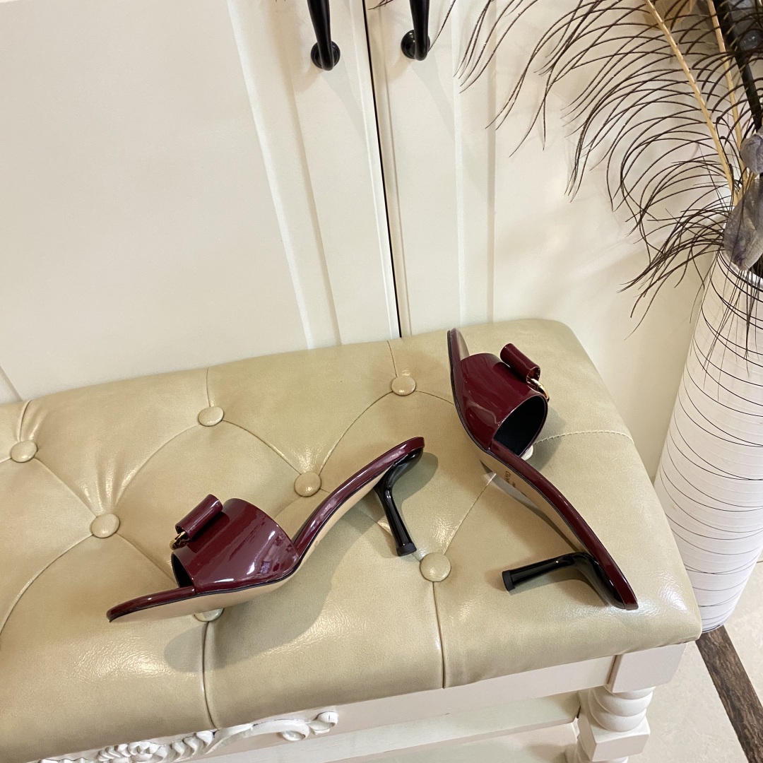 Ferragamo New Heels with Rubber Floor, Oxen and Sheep Skin, 7.5cm High - 图片 8