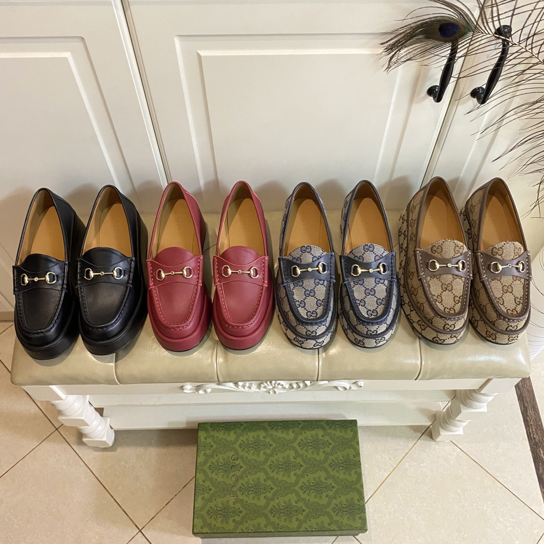 NO:173193,, Gucci new wedge loafers, cowhide/classic jacquard original cloth, cowhide, wedge 5cm, size 35-40 (41, 42 sizes custom made without return or exchange), loafers, gucci, loafers, cowhide19860909,古奇Gucci新款坡跟乐福鞋,牛皮/经典提花原版布面,牛皮里,坡跟5cm,35-40码(41,42码定做不退换),乐福鞋,gucci,loafers,cowhide,Women's Shoes