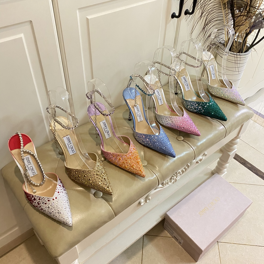 NO:232017,, Jimmy Zhou JlMMY CHOO crystal chain high heel sandals, silk satin hot diamond surface, sheepskin, genuine leather sole, 10cm heel height, size 35-39 (size 40, 41, 42 custom made without return or exchange), high heels sandals, jimmy choo, sandals, high heels, sheepskin, real silk, silk fabric19860909,吉米周JlMMY CHOO水晶链高跟凉鞋,真丝绸缎烫钻面,羊皮里,真皮底,10cm跟高,35-39码(40,41,42码定做不退换）,高跟鞋凉鞋,jimmy choo,sandals,high heels,sheepskin,real silk,silk fabric,Women's Shoes