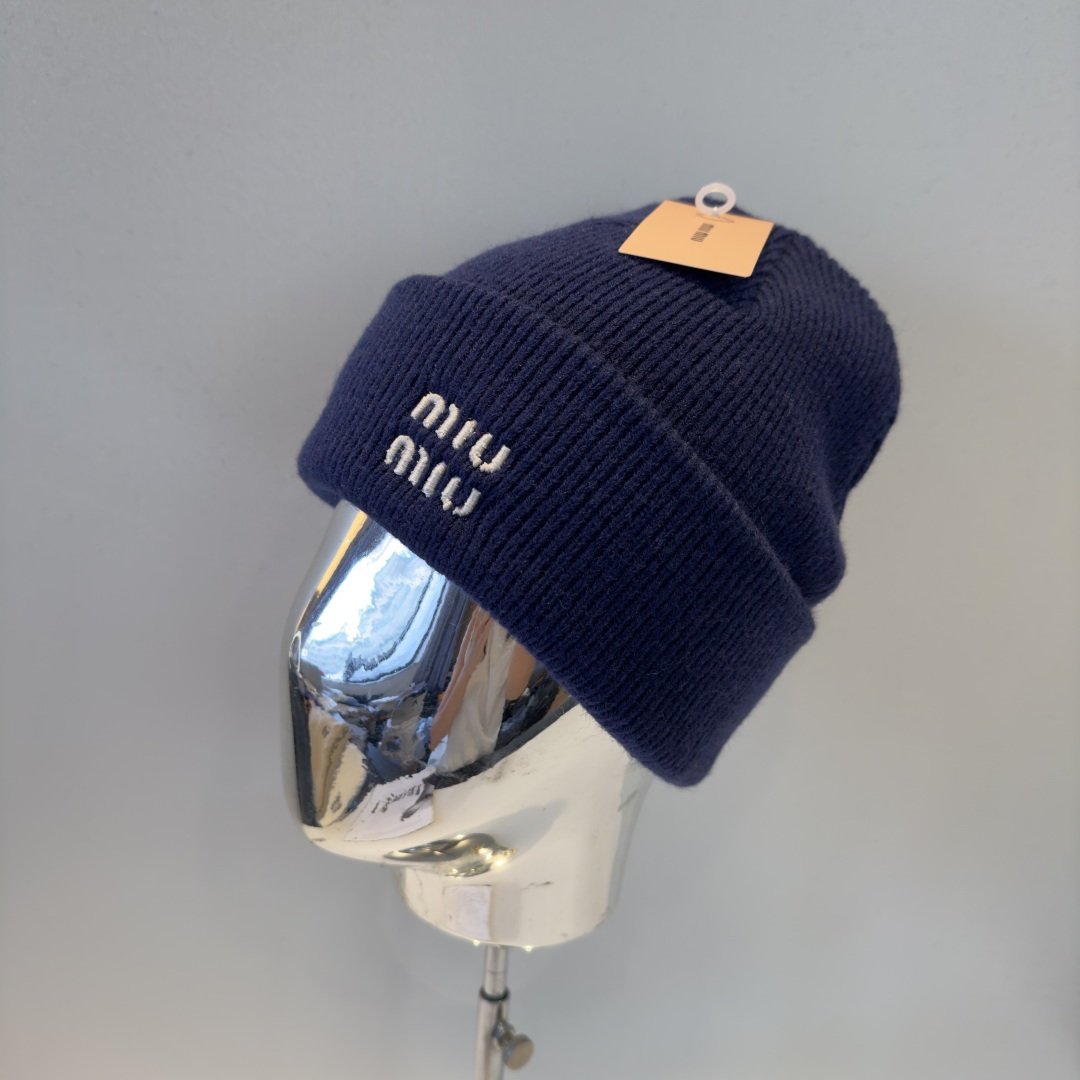 p55 谬谬miumiu 原单春夏新款毛线帽，订制，原版做工细致质量超赞！