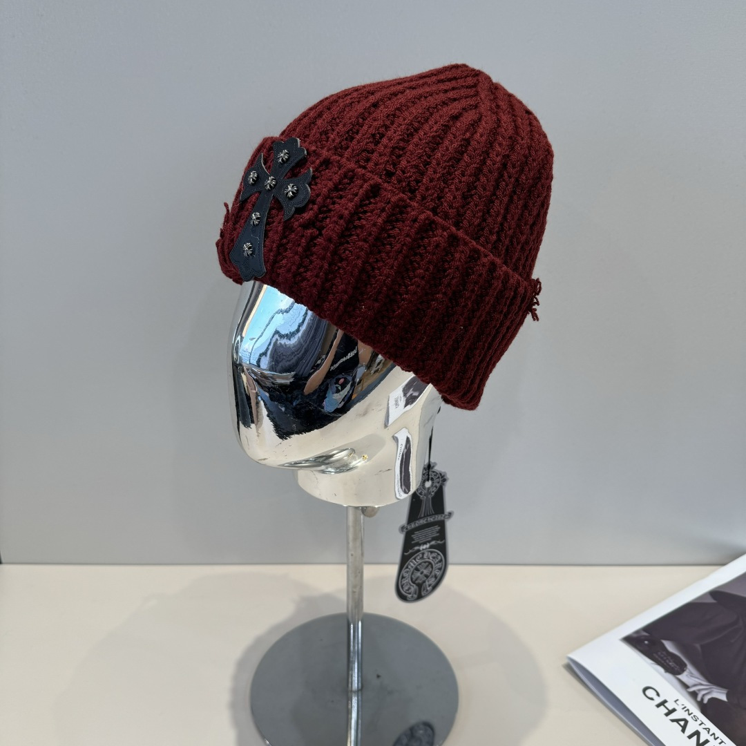 p55 克罗心最新毛线帽 时尚前卫的休闲设计风格，戴上头就是这样好看看哦，做工精细，男女同款！