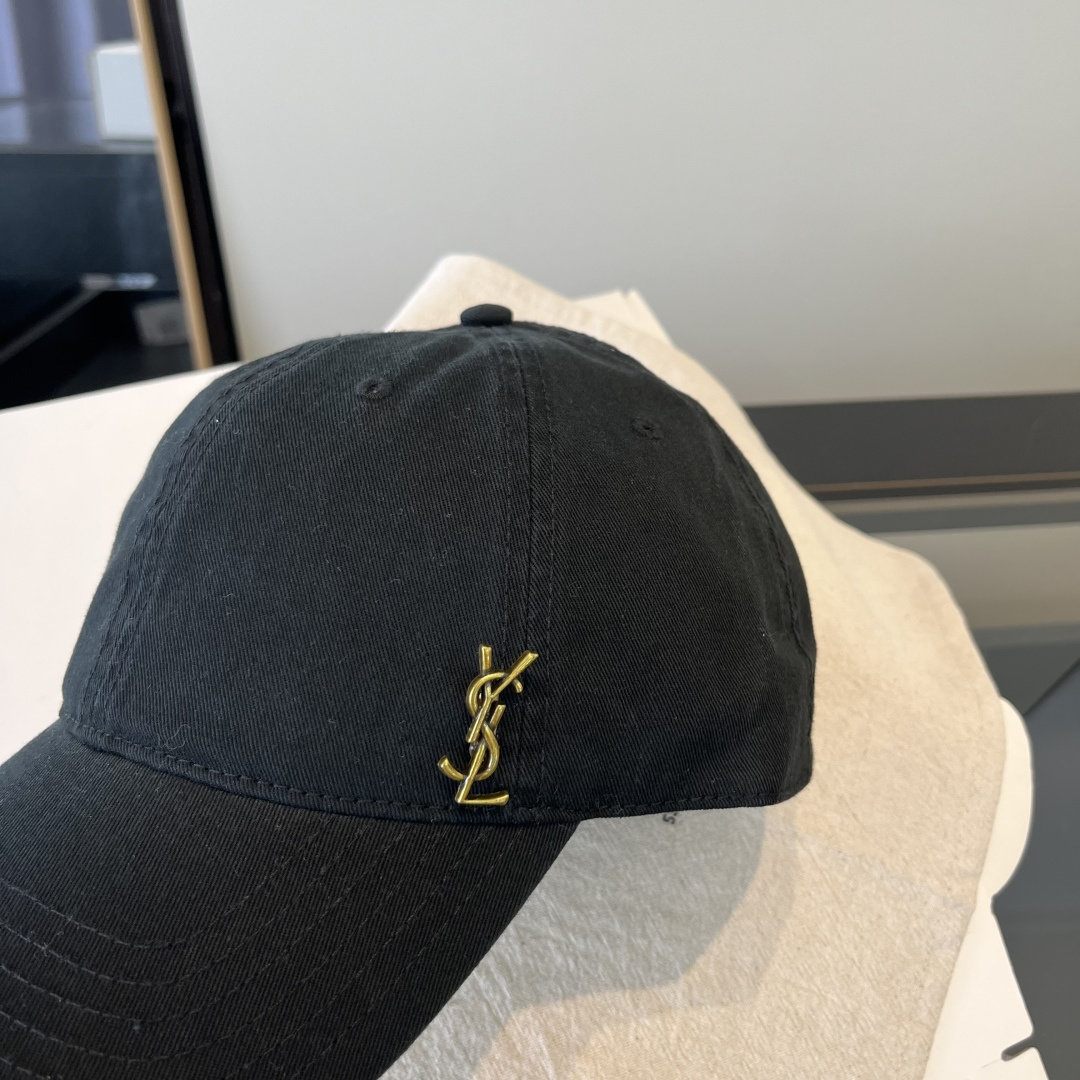 【YSL圣罗兰】2025早春新款简约棒球帽，新款出货，大牌款超好搭配，赶紧入手！