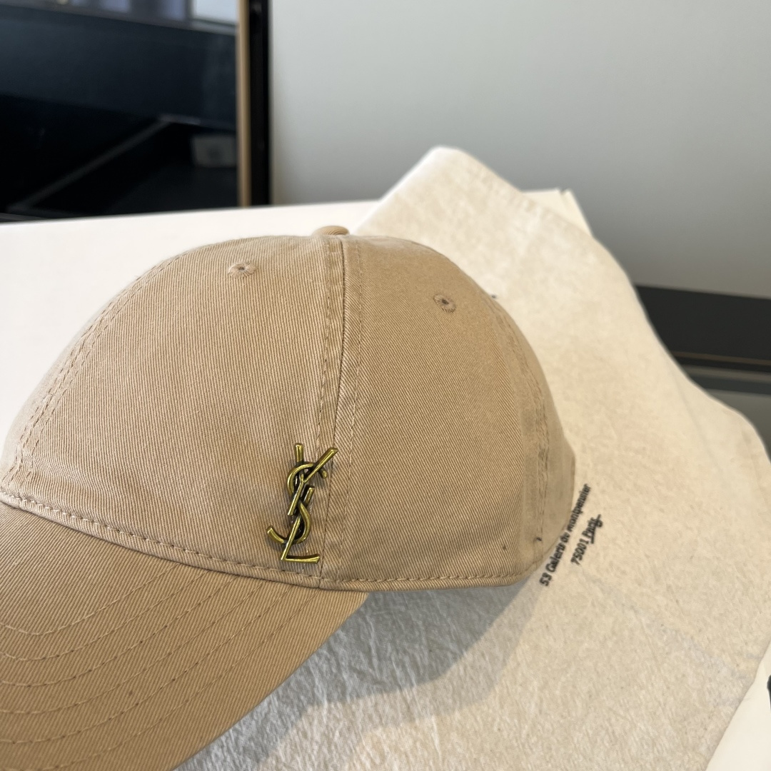 【YSL圣罗兰】2025早春新款简约棒球帽，新款出货，大牌款超好搭配，赶紧入手！