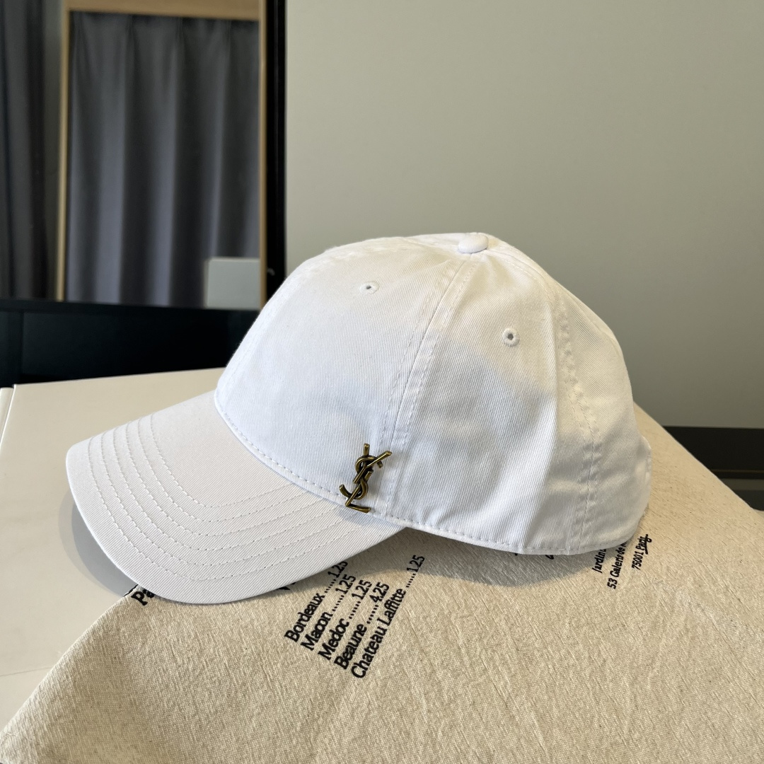 【YSL圣罗兰】2025早春新款简约棒球帽，新款出货，大牌款超好搭配，赶紧入手！