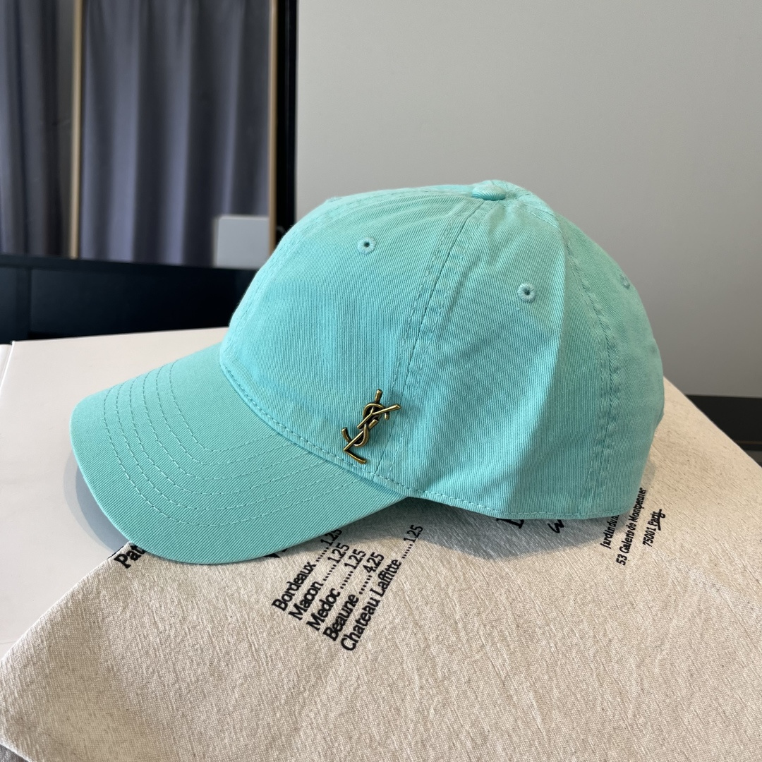 【YSL圣罗兰】2025早春新款简约棒球帽，新款出货，大牌款超好搭配，赶紧入手！