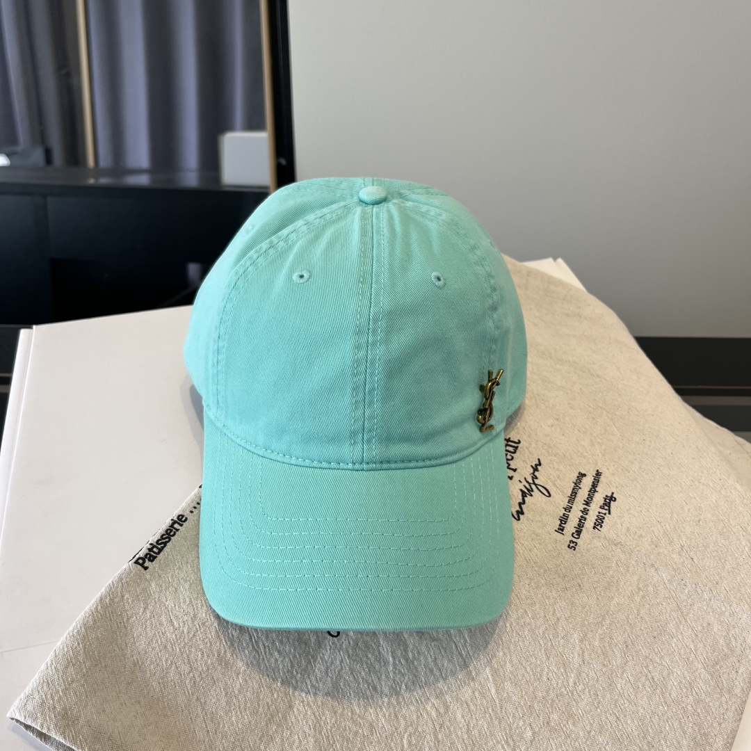 【YSL圣罗兰】2025早春新款简约棒球帽，新款出货，大牌款超好搭配，赶紧入手！