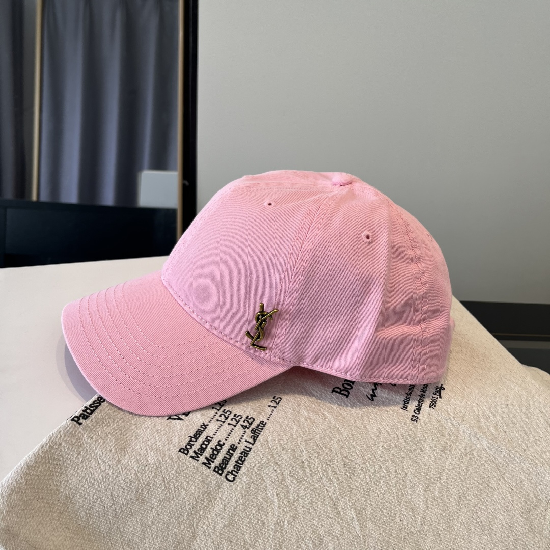 【YSL圣罗兰】2025早春新款简约棒球帽，新款出货，大牌款超好搭配，赶紧入手！
