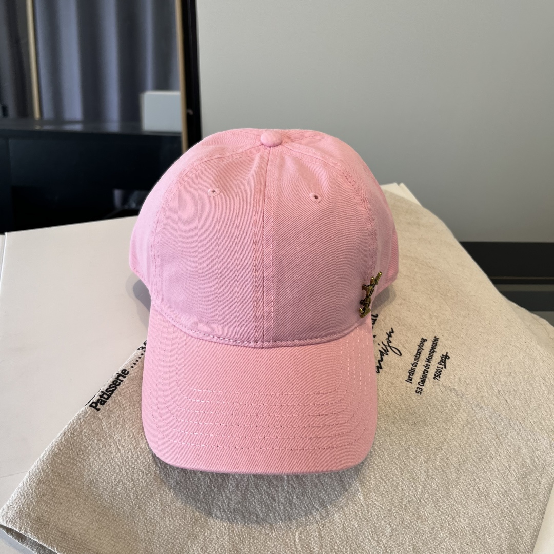 【YSL圣罗兰】2025早春新款简约棒球帽，新款出货，大牌款超好搭配，赶紧入手！
