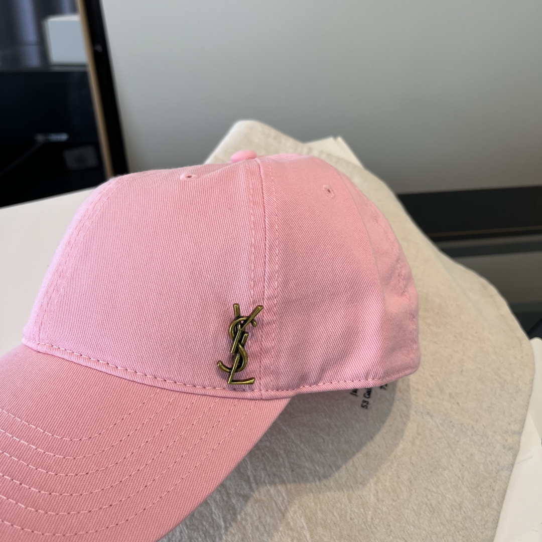 【YSL圣罗兰】2025早春新款简约棒球帽，新款出货，大牌款超好搭配，赶紧入手！
