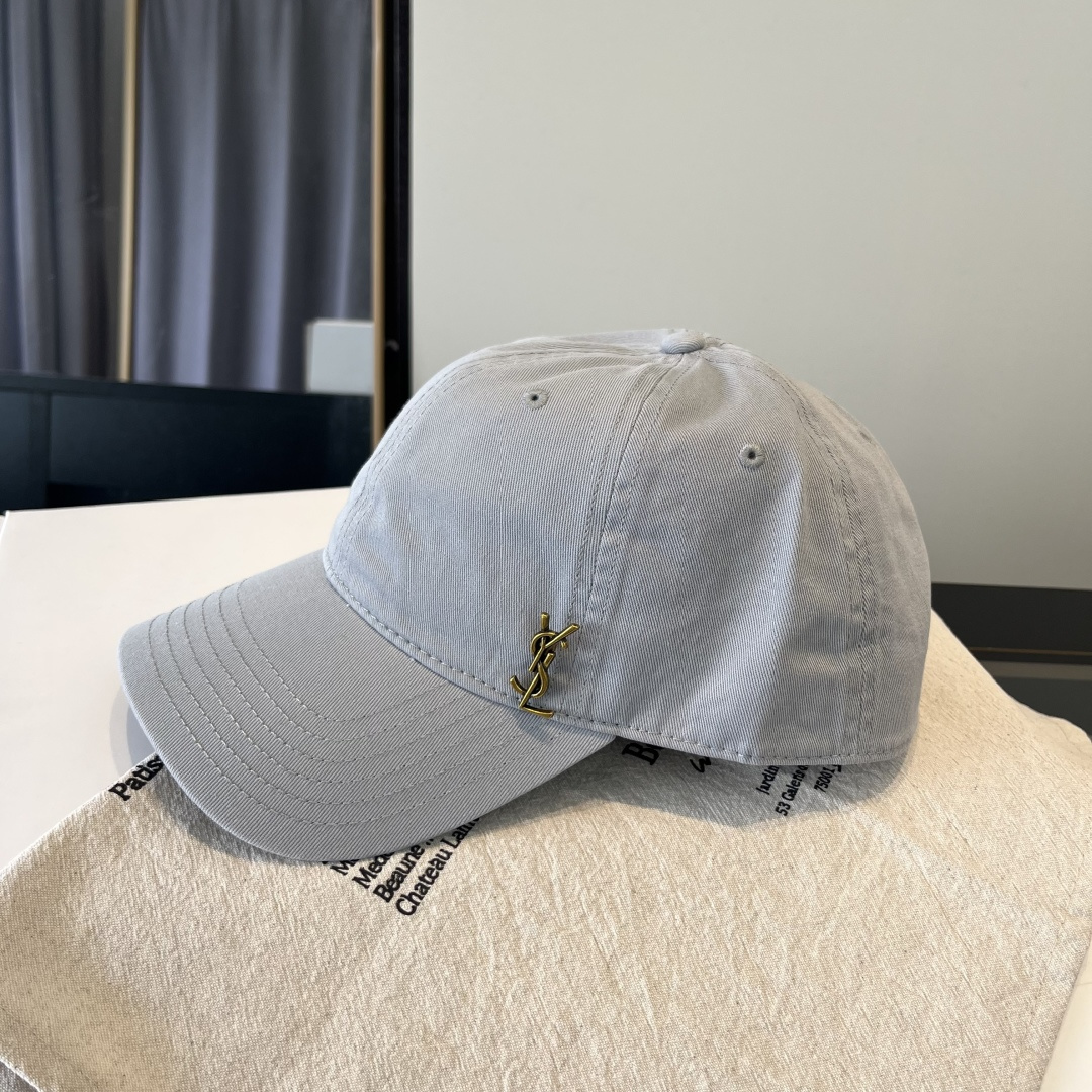 【YSL圣罗兰】2025早春新款简约棒球帽，新款出货，大牌款超好搭配，赶紧入手！