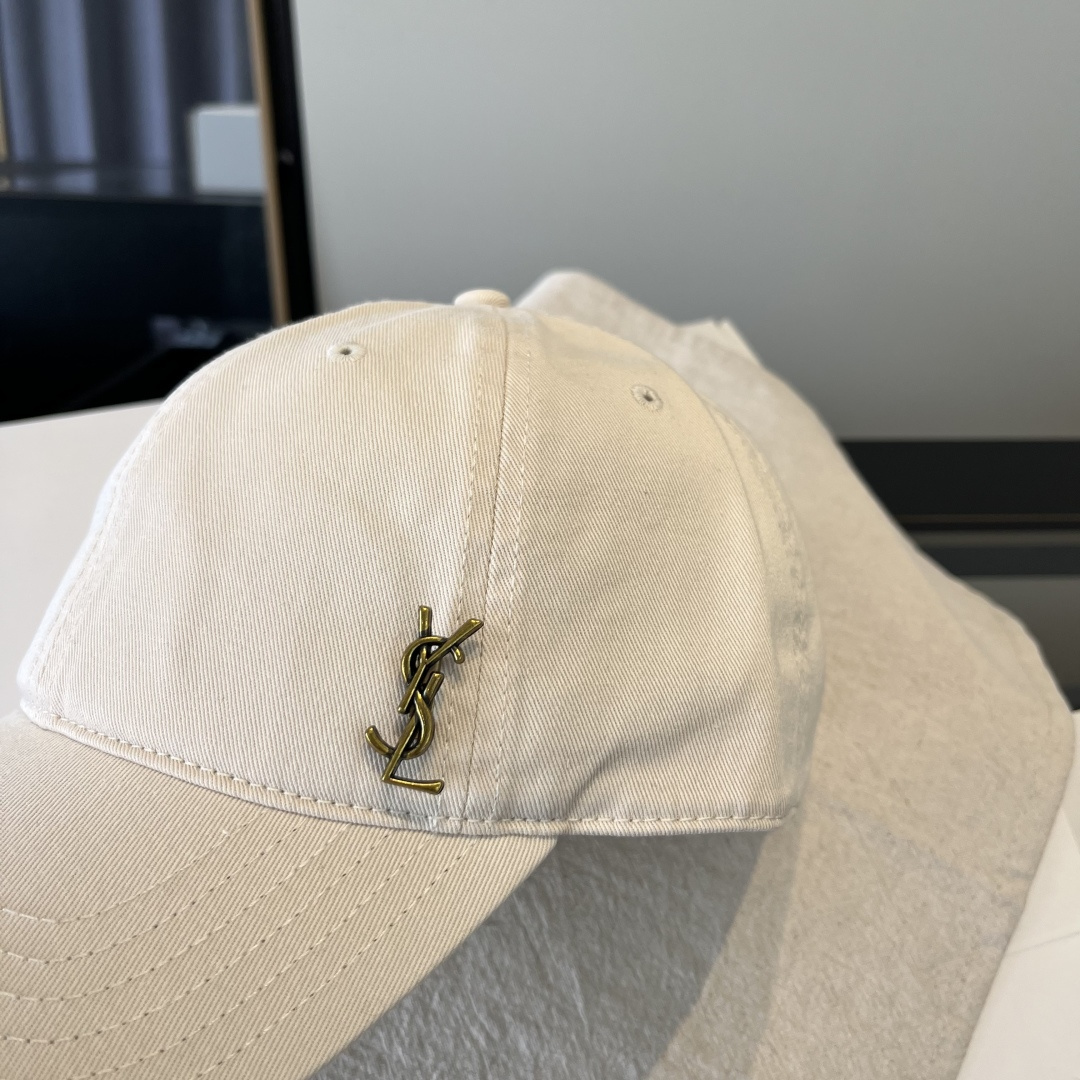 【YSL圣罗兰】2025早春新款简约棒球帽，新款出货，大牌款超好搭配，赶紧入手！