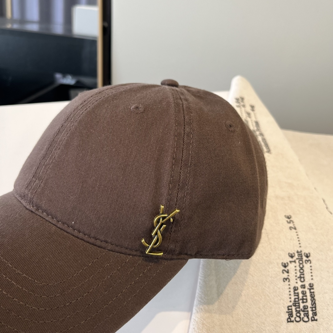 【YSL圣罗兰】2025早春新款简约棒球帽，新款出货，大牌款超好搭配，赶紧入手！