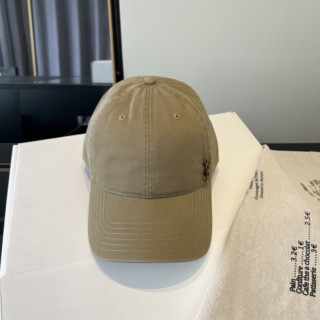 【YSL圣罗兰】2025早春新款简约棒球帽，新款出货，大牌款超好搭配，赶紧入手！