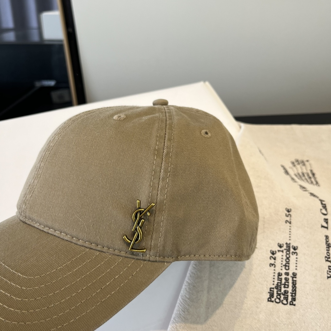 【YSL圣罗兰】2025早春新款简约棒球帽，新款出货，大牌款超好搭配，赶紧入手！