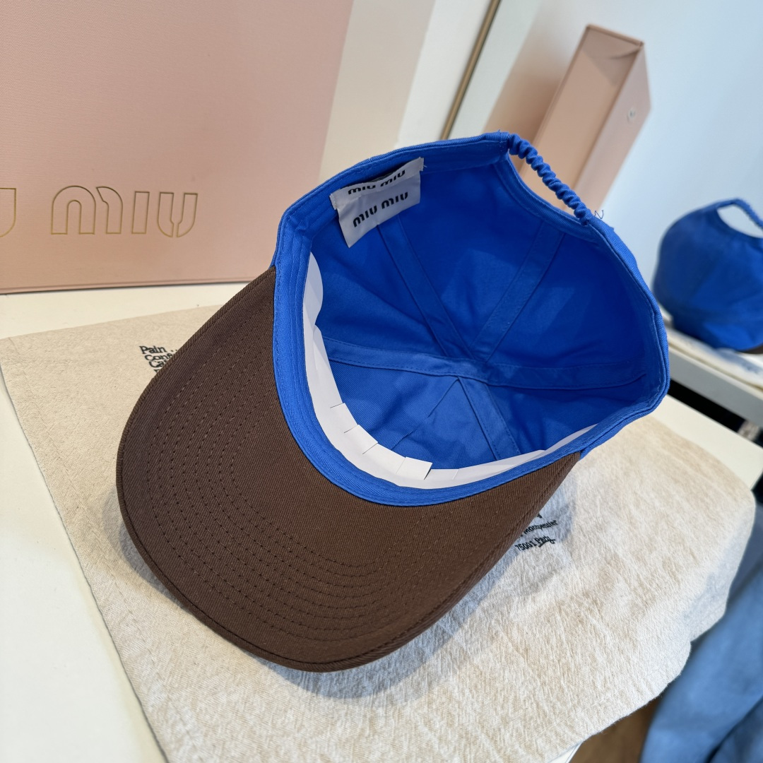 谬谬miumiu 原单春夏新款棒球帽，正品开模订制，原版做工细致质量超赞！