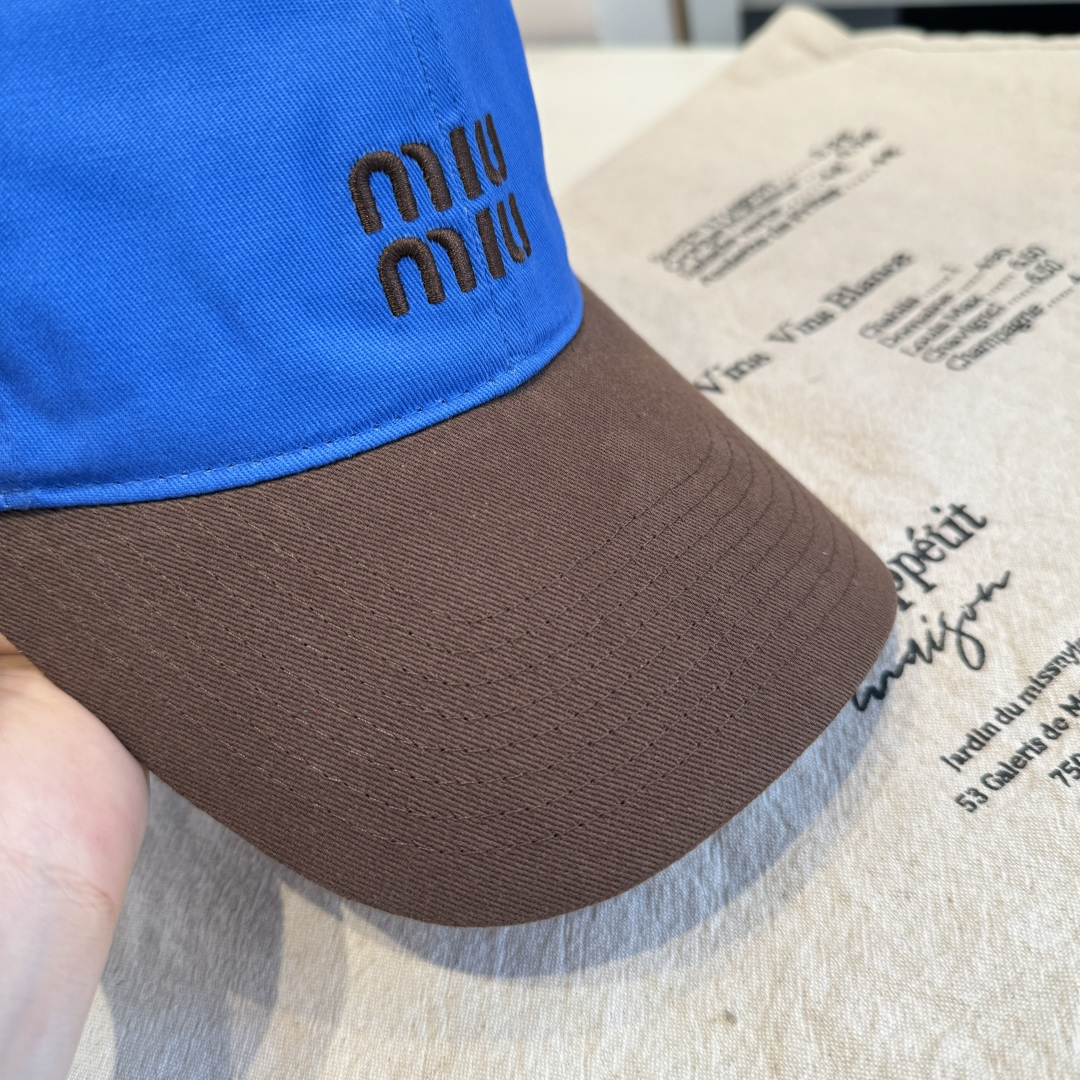 谬谬miumiu 原单春夏新款棒球帽，正品开模订制，原版做工细致质量超赞！