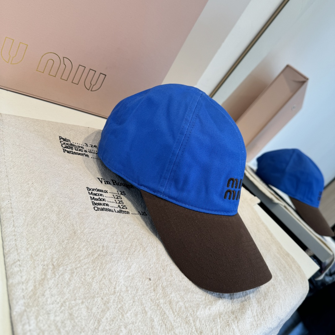 谬谬miumiu 原单春夏新款棒球帽，正品开模订制，原版做工细致质量超赞！