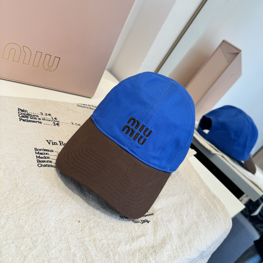 谬谬miumiu 原单春夏新款棒球帽，正品开模订制，原版做工细致质量超赞！