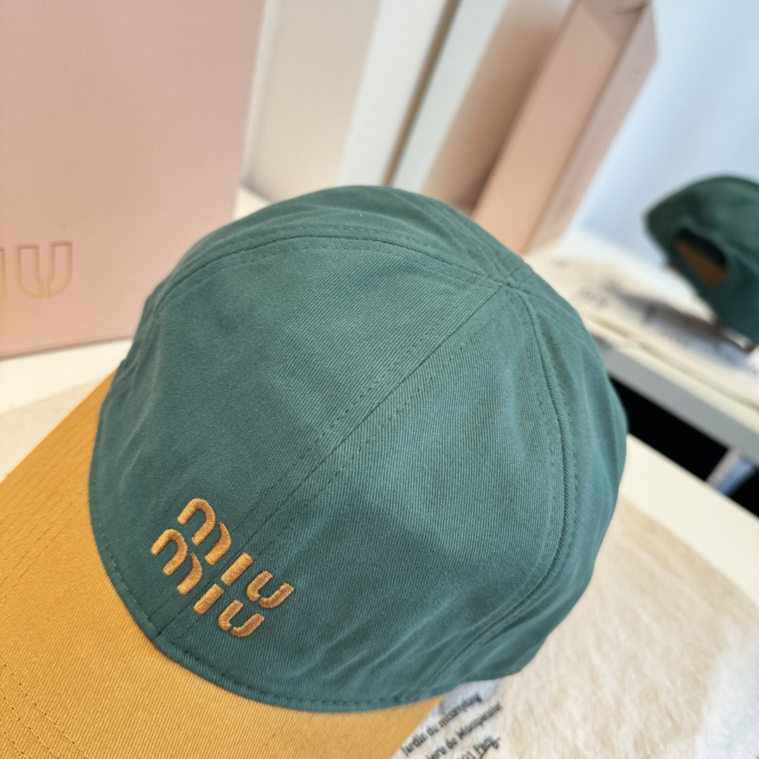 谬谬miumiu 原单春夏新款棒球帽，正品开模订制，原版做工细致质量超赞！