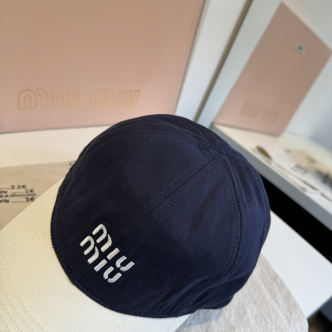 谬谬miumiu 原单春夏新款棒球帽，正品开模订制，原版做工细致质量超赞！