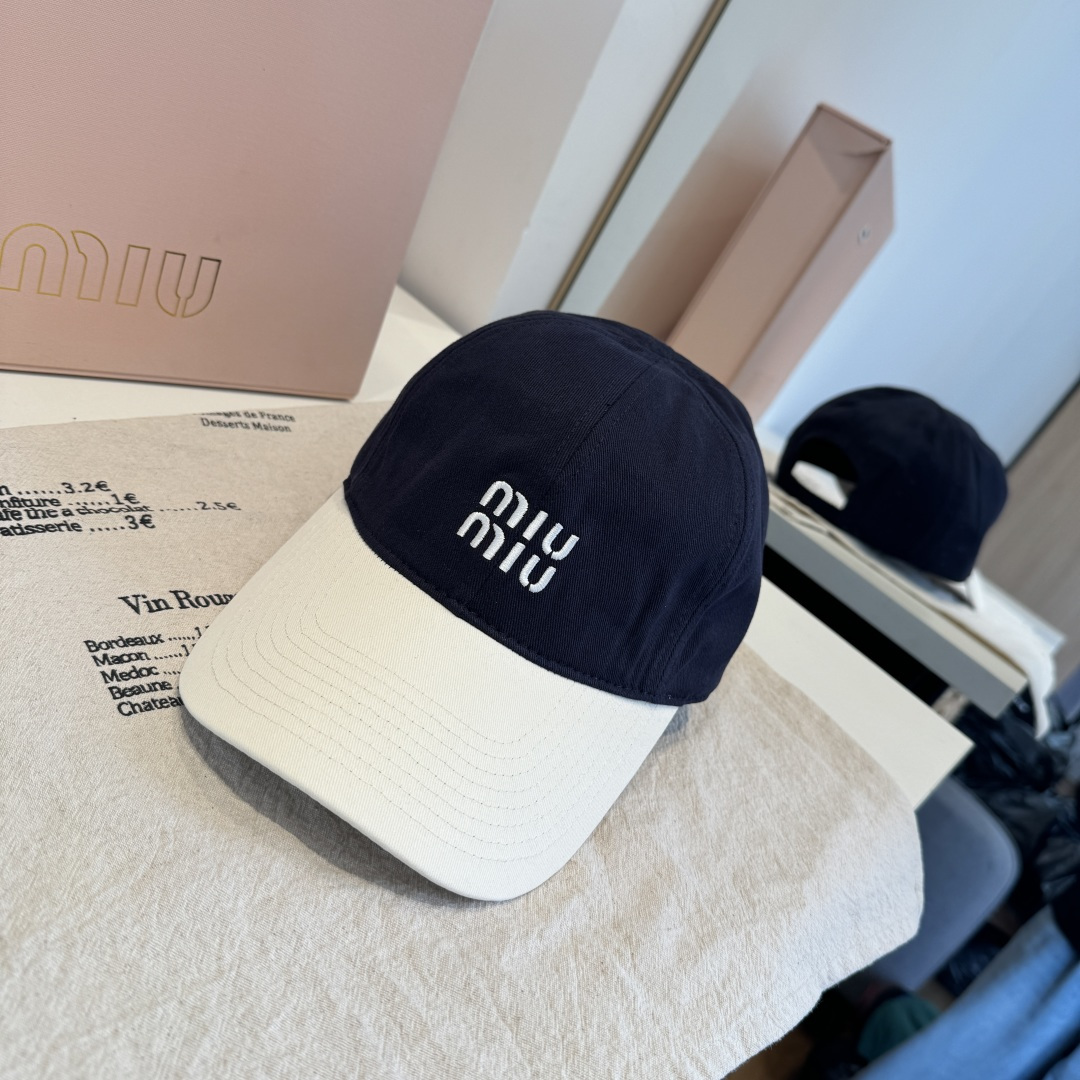 谬谬miumiu 原单春夏新款棒球帽，正品开模订制，原版做工细致质量超赞！