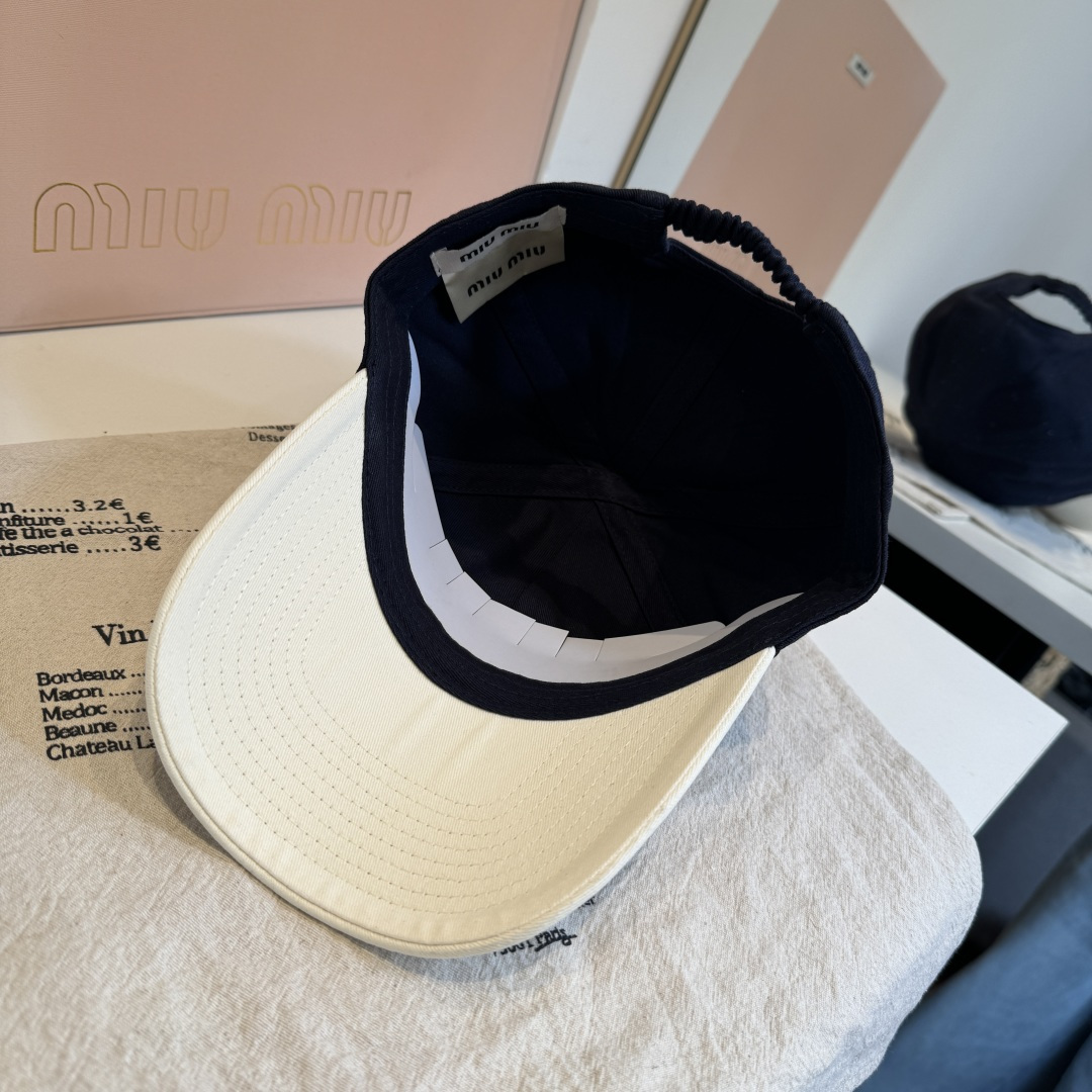 谬谬miumiu 原单春夏新款棒球帽，正品开模订制，原版做工细致质量超赞！