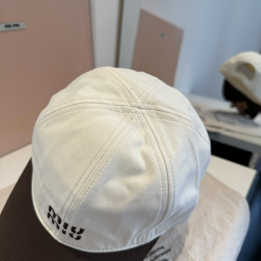 谬谬miumiu 原单春夏新款棒球帽，正品开模订制，原版做工细致质量超赞！