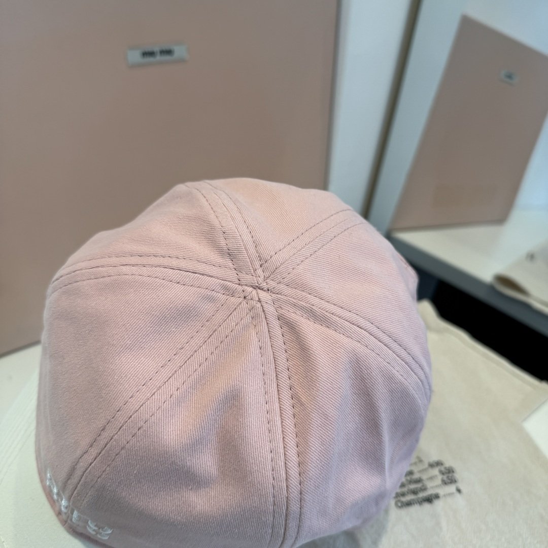 谬谬miumiu 原单春夏新款棒球帽，正品开模订制，原版做工细致质量超赞！
