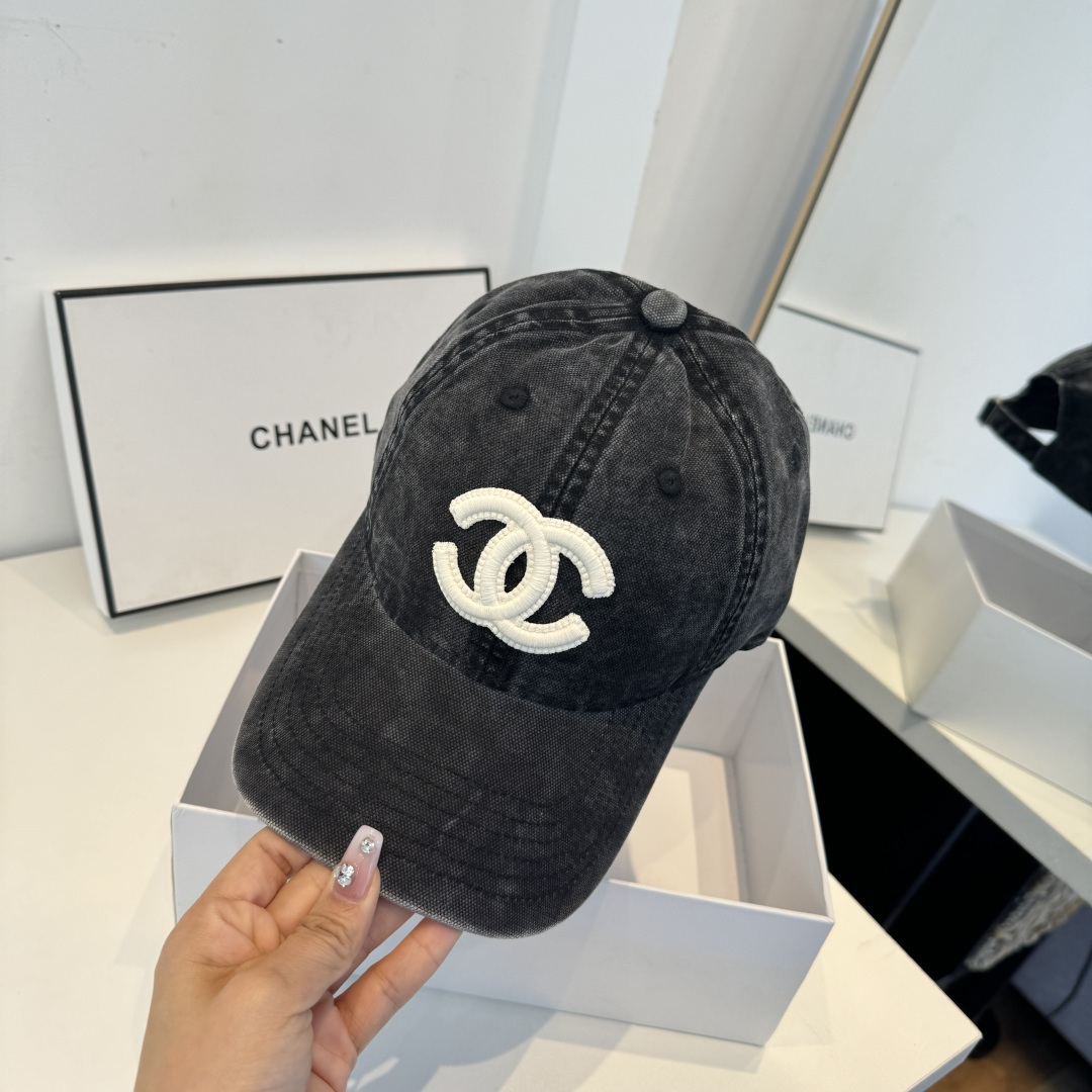 🌾香奈儿CHANEL 新品棒球帽，小香经典简约，时尚休闲设计 跑量新品