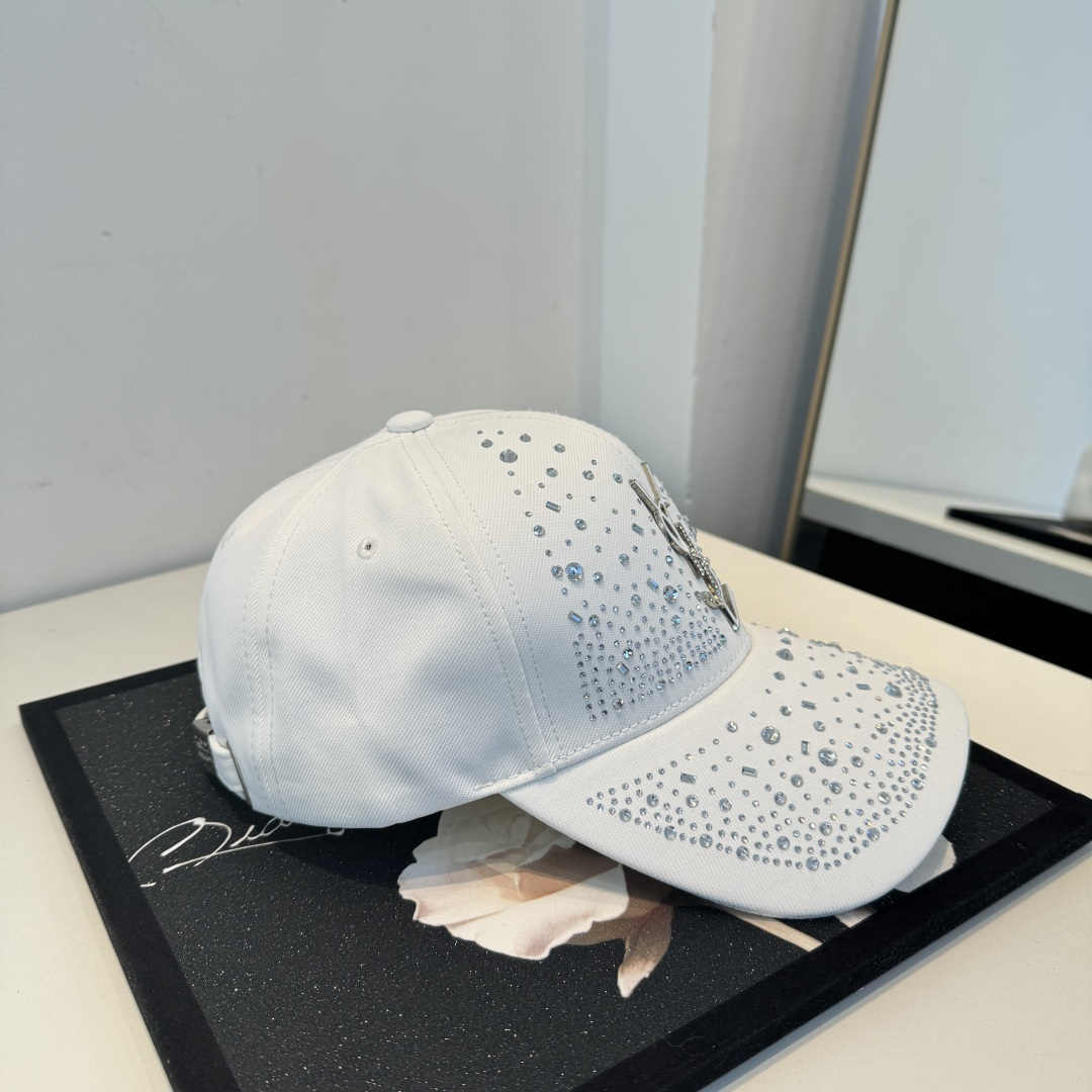 【YSL圣罗兰】2025早春新款简约棒球帽，新款出货，大牌款超好搭配，赶紧入手！