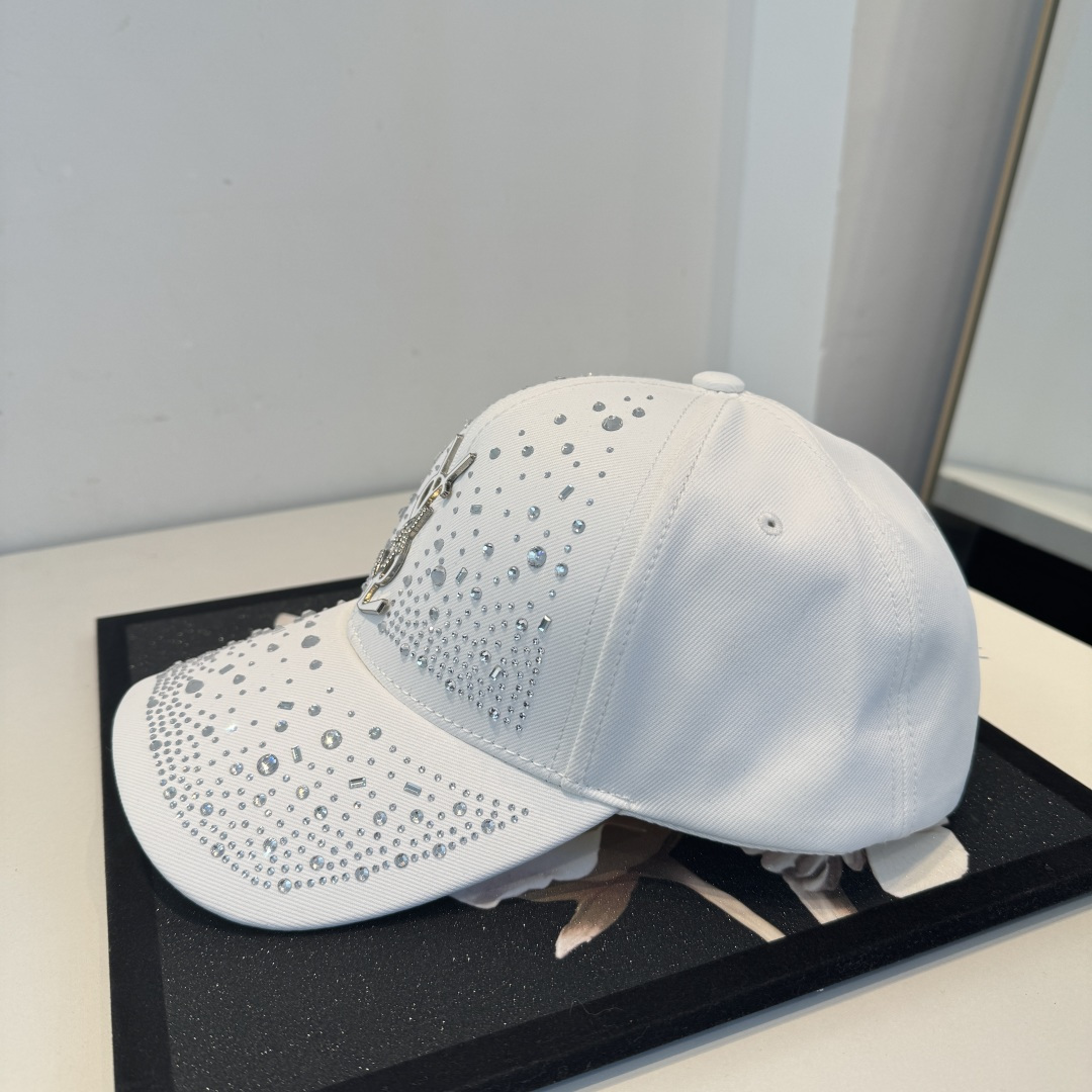 【YSL圣罗兰】2025早春新款简约棒球帽，新款出货，大牌款超好搭配，赶紧入手！