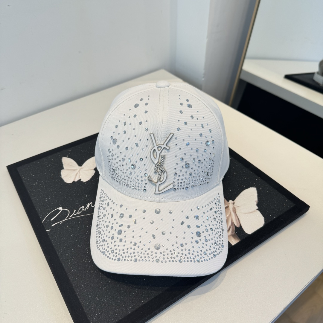 【YSL圣罗兰】2025早春新款简约棒球帽，新款出货，大牌款超好搭配，赶紧入手！