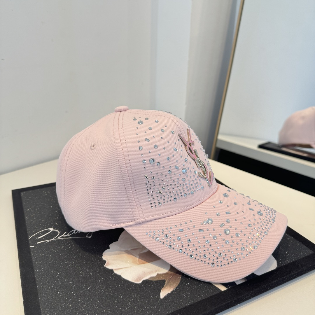 【YSL圣罗兰】2025早春新款简约棒球帽，新款出货，大牌款超好搭配，赶紧入手！