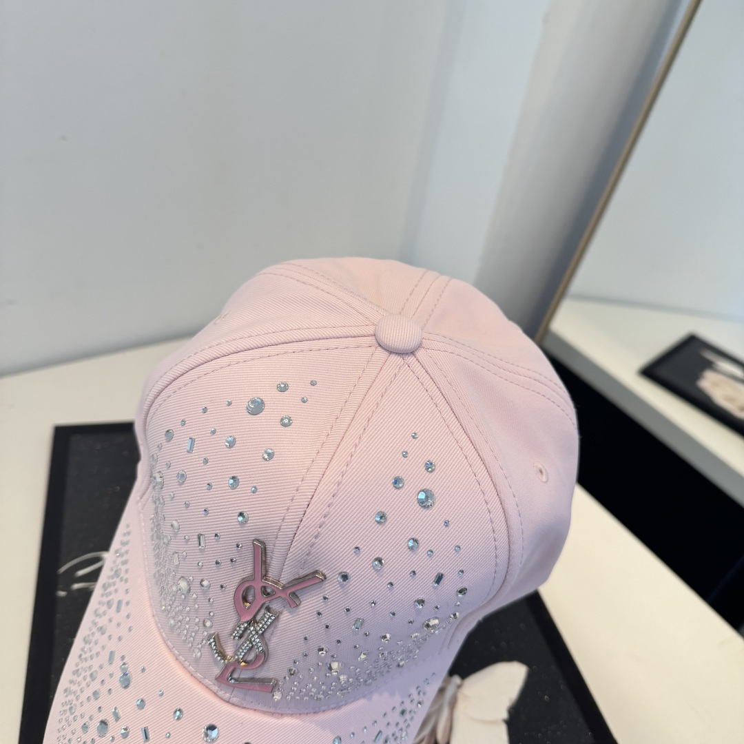 【YSL圣罗兰】2025早春新款简约棒球帽，新款出货，大牌款超好搭配，赶紧入手！
