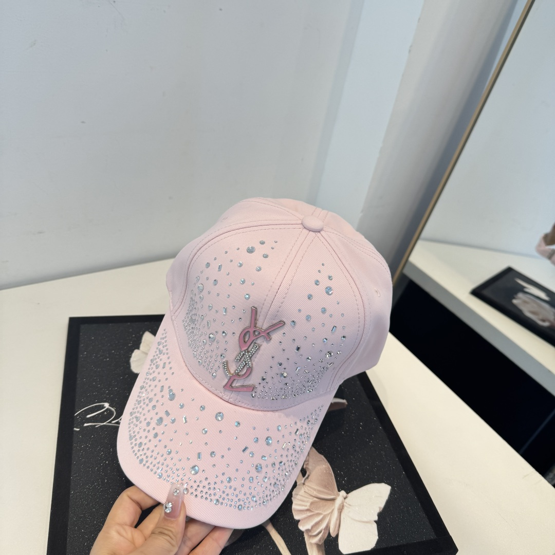 【YSL圣罗兰】2025早春新款简约棒球帽，新款出货，大牌款超好搭配，赶紧入手！