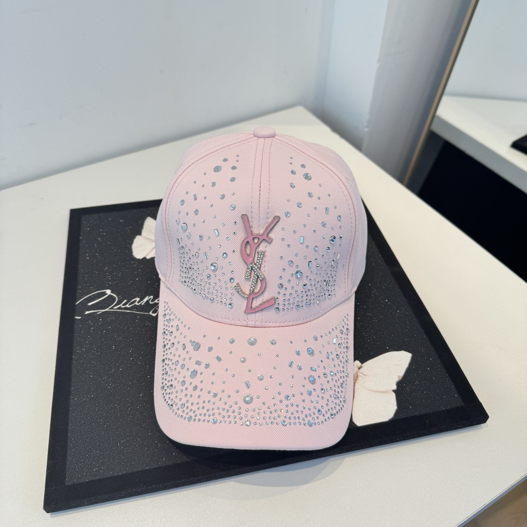 【YSL圣罗兰】2025早春新款简约棒球帽，新款出货，大牌款超好搭配，赶紧入手！