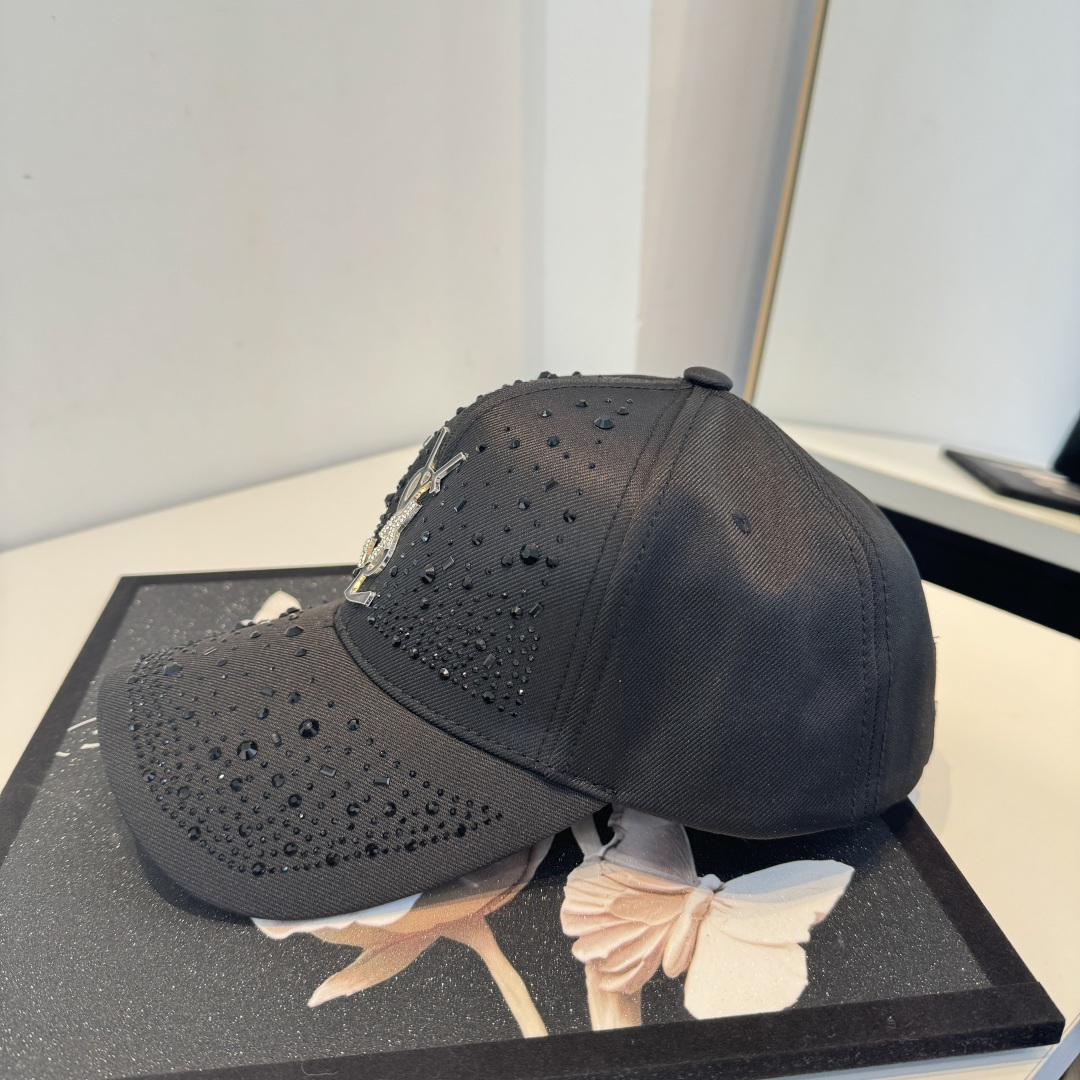 【YSL圣罗兰】2025早春新款简约棒球帽，新款出货，大牌款超好搭配，赶紧入手！