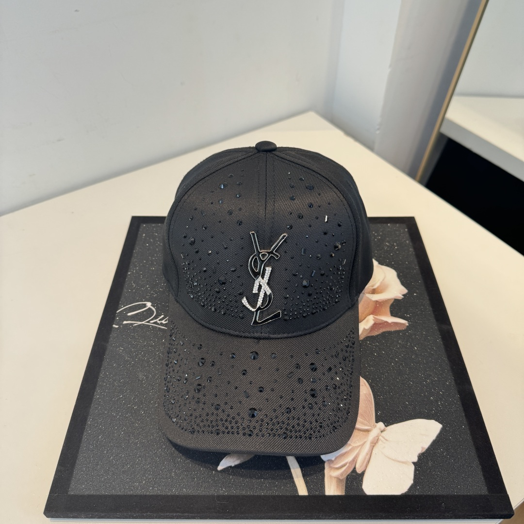 【YSL圣罗兰】2025早春新款简约棒球帽，新款出货，大牌款超好搭配，赶紧入手！
