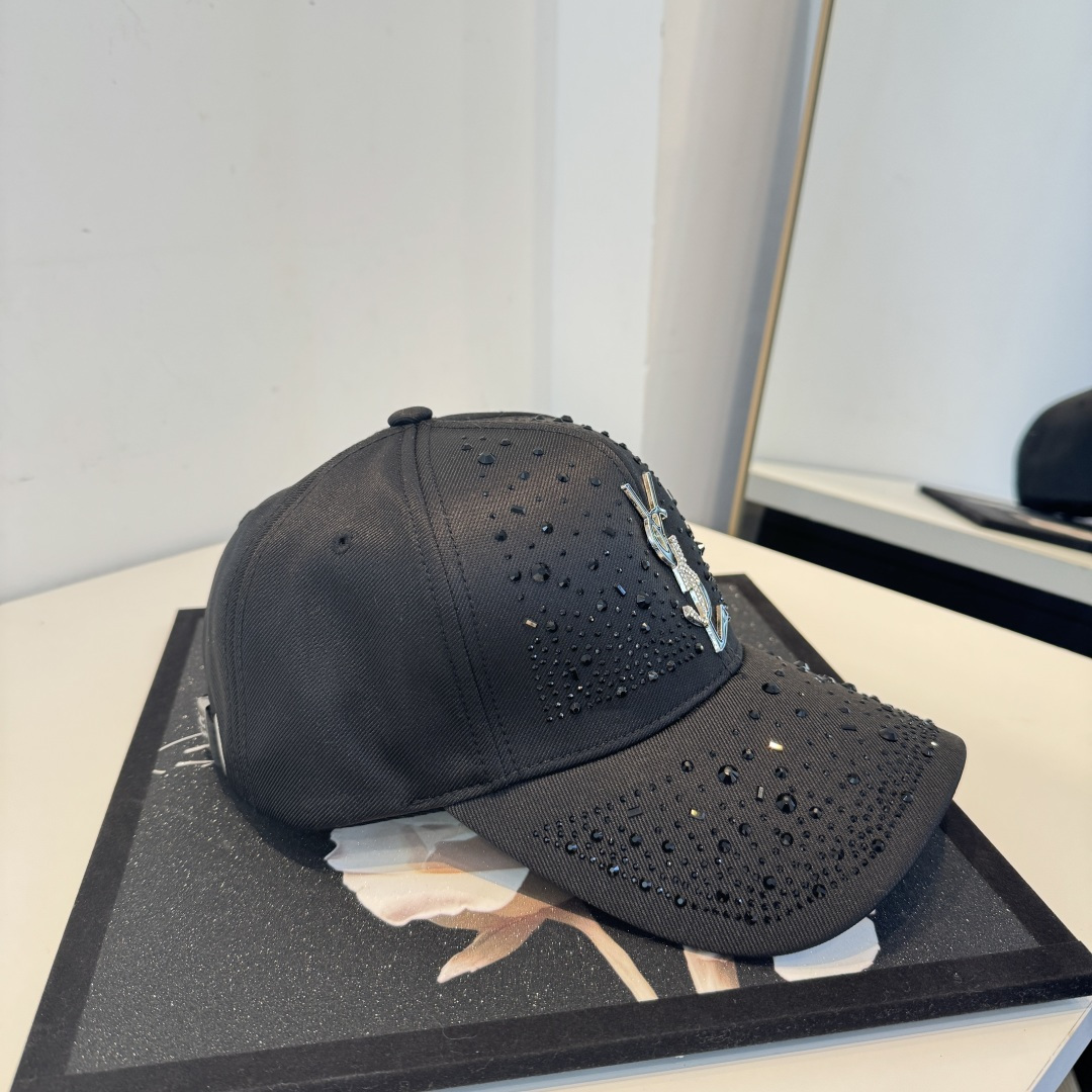 【YSL圣罗兰】2025早春新款简约棒球帽，新款出货，大牌款超好搭配，赶紧入手！