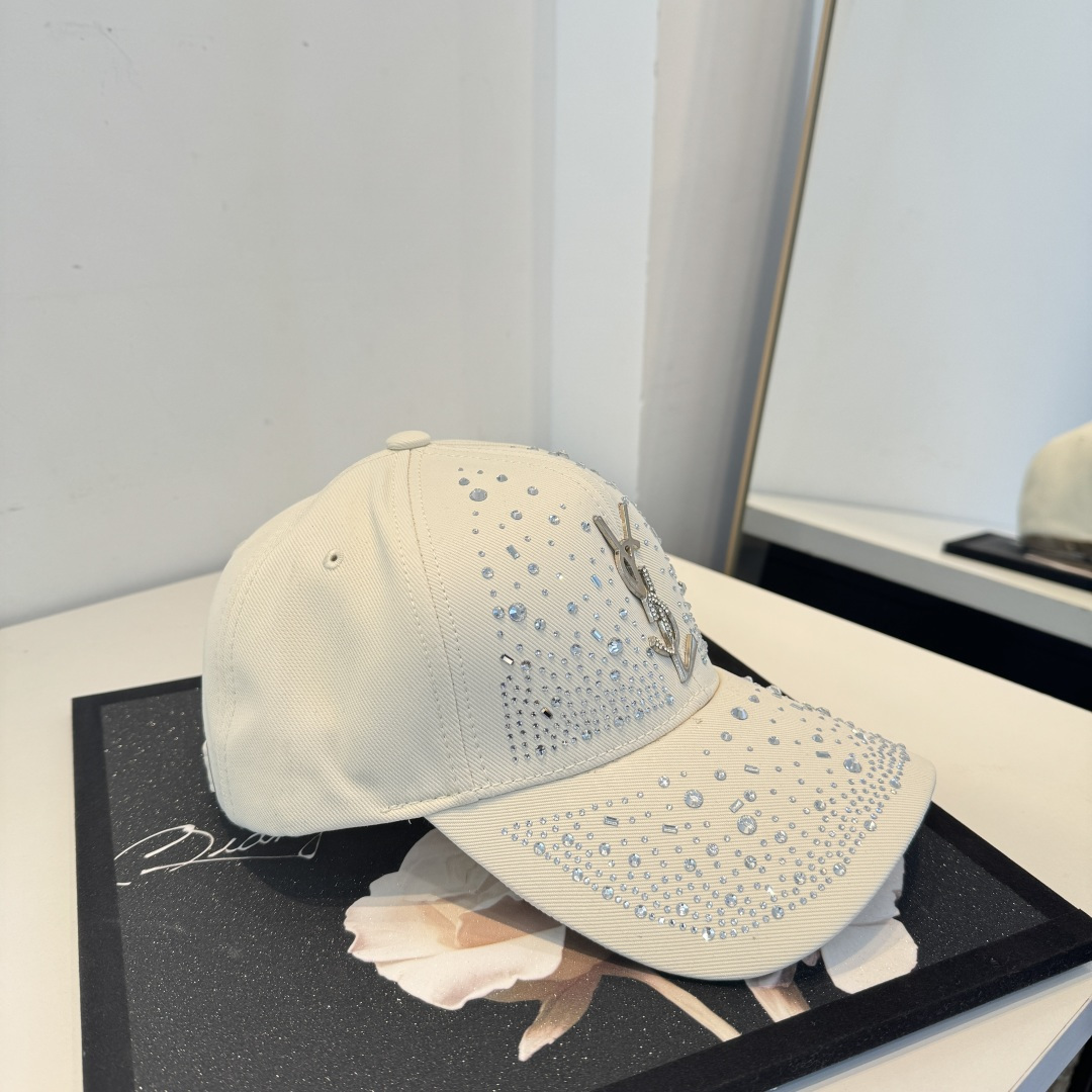 【YSL圣罗兰】2025早春新款简约棒球帽，新款出货，大牌款超好搭配，赶紧入手！