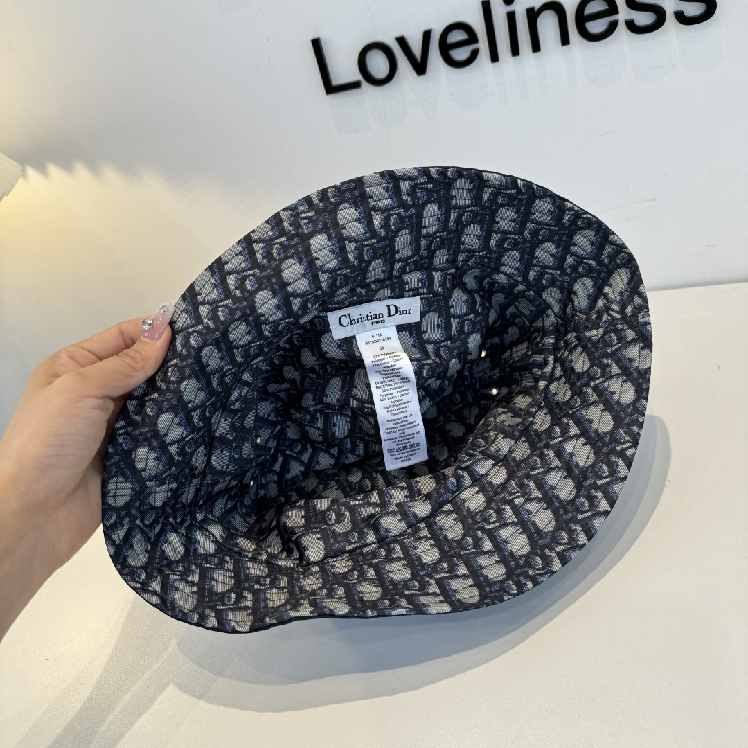 【DIOR迪奥】新款走量简约渔夫帽，新款出货，大牌款超好搭配，赶紧入手！