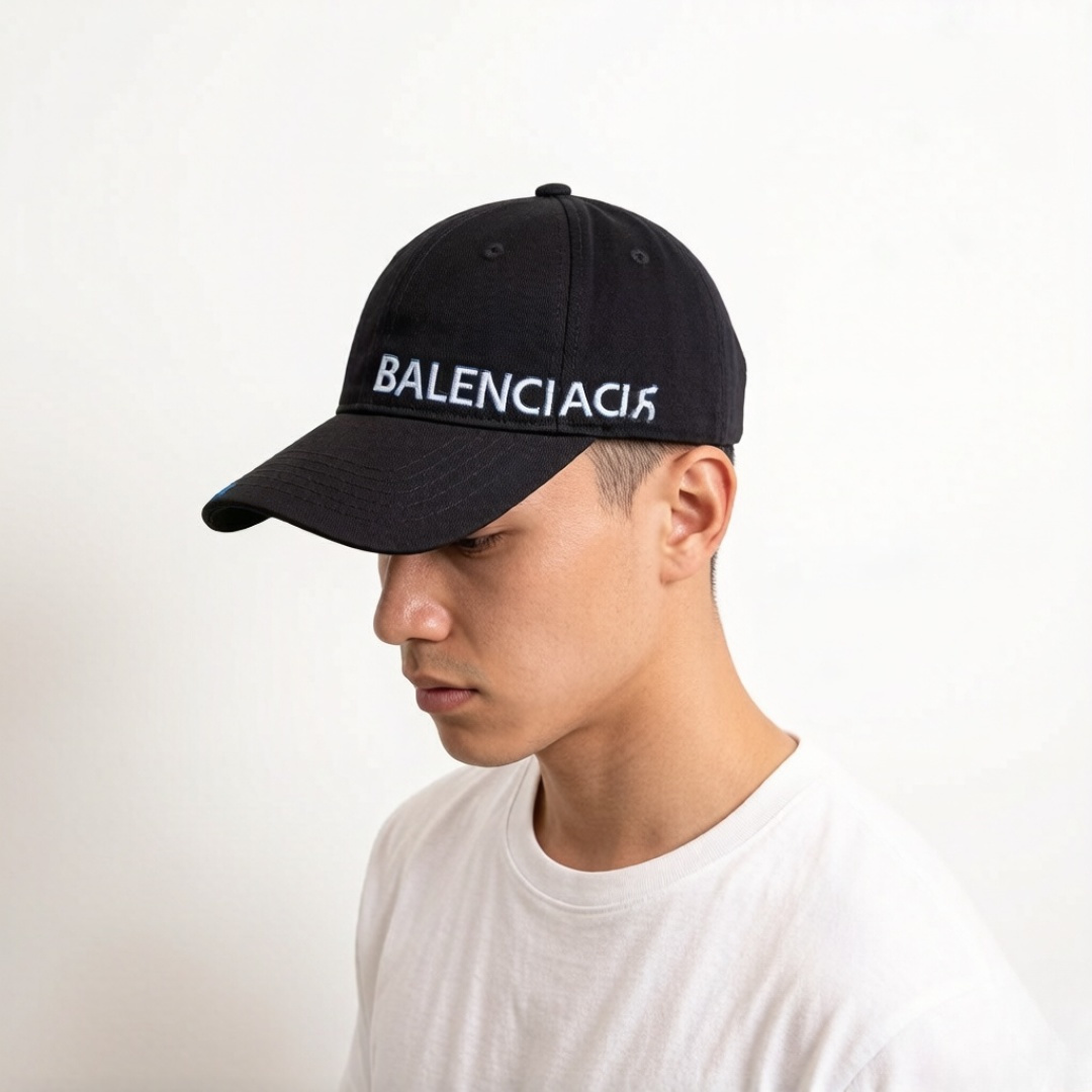 BALENCIAGA巴黎世家新款logo棒球帽，很酷的色系，男女佩戴都有不同style，第一批抢先出货！