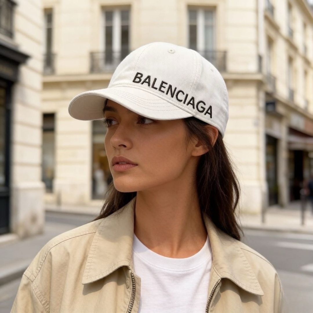 BALENCIAGA巴黎世家新款logo棒球帽，很酷的色系，男女佩戴都有不同style，第一批抢先出货！