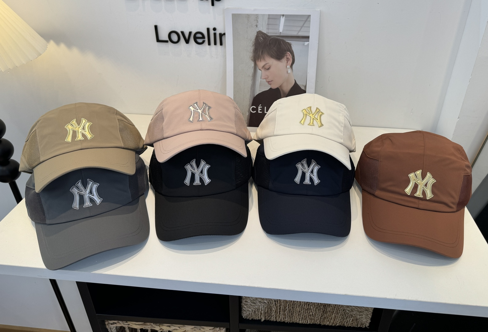 新品ꫛꫀꪝ ❥——❤专柜品质，细节就是完美MLB拼接新款 官网步上新Ny🧢，代购版本 质量看细节好！