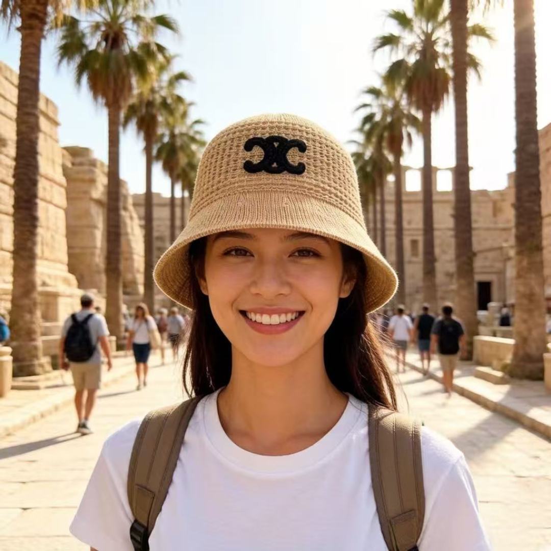 NO:866301,Celine, new woven fisherman hat, heavy industry to create a high-end atmosphere, versatile style, popular!  Hats, straw hats, bucket hats, baseball caps, hats, celine, espadrilles, hats19860909赛琳,新款编织渔夫帽,重工打造高端大气,百搭款 跑量！帽子草帽渔夫帽棒球帽,帽子,celine,espadrilles,hats,hat