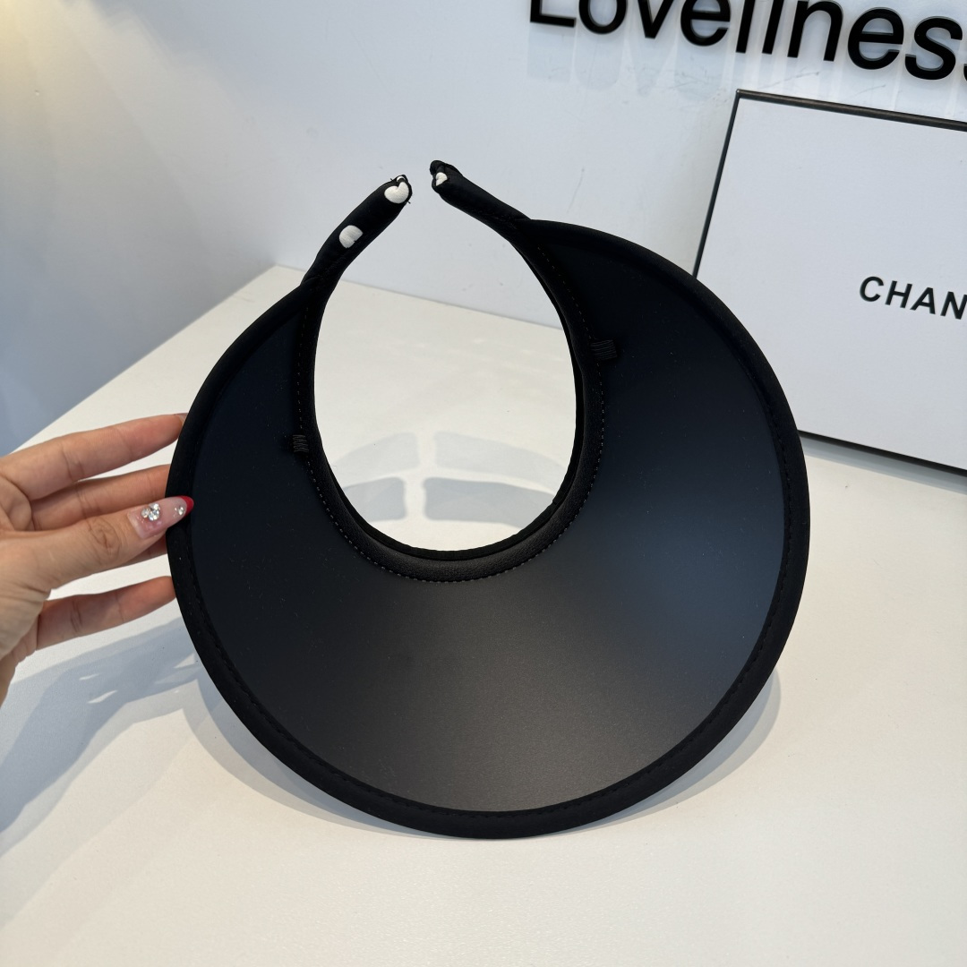 CHANEL Polka Dot Sun Visor